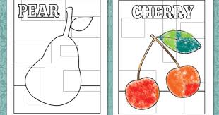 Coloring pages shapes animals logos and signs. Fruit Abstract Coloring Pages
