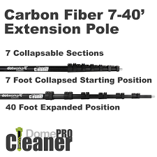 Shop with afterpay on eligible items. Domecleanerpro 40 Foot Carbon Fiber Extension Pole From Dotworkz Dw Ep40 Dotworkz