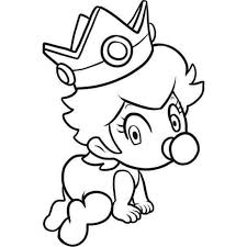 Baby Coloring Pages And Drawing For Kids Mario Coloring Pages Princess Coloring Pages Super Mario Coloring Pages