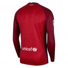 Fc barcelona store featuring a barcelona jersey, shirt or jacket for any la blaugrana fan. 2020 2021 Barcelona Away Goalkeeper Shirt Red Kids Uksoccershop