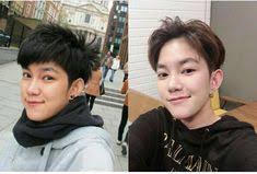 It doesn't matter with whom we fall in love as long as that person is the right one, why not? 120 Ide Tina Suppanad Tomboi Selebritas Potongan Rambut Pendek