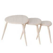 Rare1960's solid ercol folding drop leaf coffee or side table. Ercol Nest Of Tables Tattahome