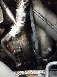 Updated oil feed line from bmw, with check valve. Turbo Oil Leak Bmw 3 Series E90 E92 Forum