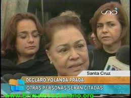 Yolanda Prada declaró en Santa Cruz por los Gastos Reservados