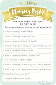 3 Baby Shower Games We Love Printables Baby Shower Printables Printable Baby Shower Games Who Knows Mommy Best