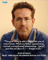 bit.ly/3WzRHO1 Ryan Reynolds is opening up about his experience with grief  following the death of his father.
