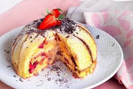 Ricetta Cupola Di Pan Di Spagna Con Zabaione E Fragole La Cucina Italiana Ricetta Ricette Fragole Dessert Natalizi