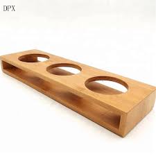 Advertising message or logo can be placed on four sides of the wooden beer mat holder with the help of laser engraving, pad print or silk print. China Coaster Bottle Holder Wood Bamboo Coffee Beer 3 Cup Holder China Counter Cup Organizer And Wooden Beer Cup Holder Price