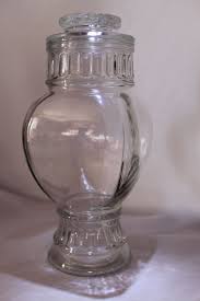 Each jar features a fill these apothecary jars with everything form candy and snacks to real seashells and cherished memorabilia to bring a personalized decorative touch to. Vintage Clear Glass Candy Jar Drugstore By Losttreasures2u On Etsy Candy Jars Glass Candy Jars Jar