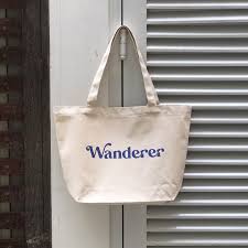 Túi Tote Wanderer Trắng Dáng Ngang I Have Been There | CHUS "