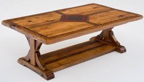 Rustic Coffee Tables Reclaimed Old Barn Wood Trestle Base Barnwood Coffee Table Coffee Table Coffee Table Wood