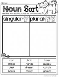 Singular and plural nouns for kids. Plural Nouns Worksheets Free Download 99worksheets