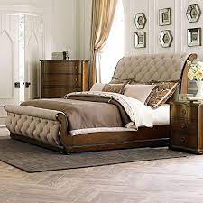 Liberty Furniture Industries Cotswold Sleigh King Cinnamon Furniture Upholstered Sleigh Bed Liberty Furniture