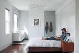 Slideshow Academy Rewards Dwell Small Master Bedroom Bedroom With Ensuite Open Plan Bathrooms