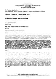 Gracias a ella las imágenes pueden ser reflejadas en un espejo, en la superficie del agua o un suelo muy brillante. Palabra E Imagen La Ley Del Espejo