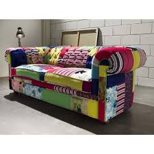 Tout en respectant les codes du traditionnel canapé chesterfield, le patchwork. Canape Lit Chesterfield Patchwork Meubles Et Atmosphere