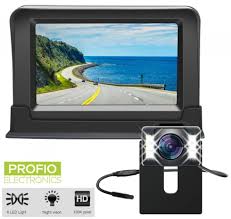 Komplet za vzvratno vožnjo avtomobila - 4,3-palčni monitor + zadnja kamera  s 6 LED-ji (IP68) | Cool Mania