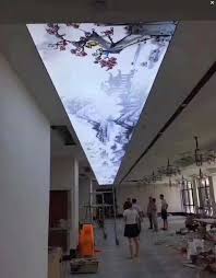 Diy Uv Print Stretch Star Ceiling Fabrics Film Designs Cost Price For Living Room Office Kids Room Bed Room Shop Ceiling Design Barrisol Ceiling Hotel Decor