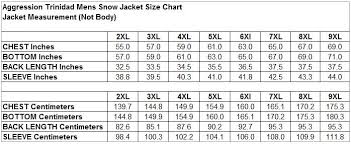Aggression Trinidad Mens Plus Size Ski Jacket Black Sizes 7xl 9xl