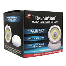 The led tape light length extends to 16.4ft. Revolution Motion Sensing Cob Led Dual Stationary Portable Light