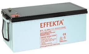 Batterie Agm 200ah 12v Effekta Btl 12 200