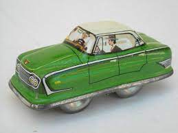 Vintage Tin Litho Made In West Germany Wind Up Toy Car Vintage Toys Toys Toy Car