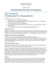 Choose from advertising, graphic design, nonprofit and other templates. Ggr357 Paper 2 Assignment Briefing Paper 2015 Department Of Geography University Of Toronto Ggr357 2015 Housing And Community Development Course Hero