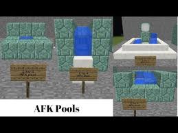See this video for a demonstration on how to make an endless circling afk pool. How To Stay Afk In Minecraft Without Getting Kicked