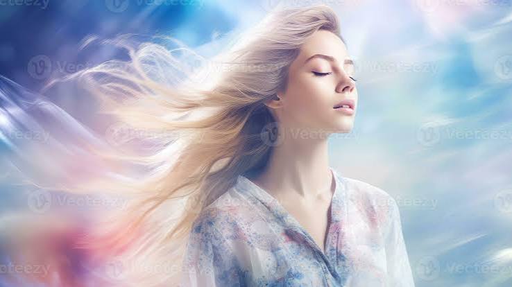 ilustração do mulher dormindo e sonhando. psíquico menina considera mente e coração, espiritualidade, esoterismo. psíquico ondas conceito, generativo ai ilustração 26718611 Foto de stock no Vecteezy