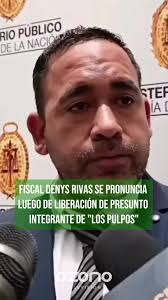 Denys Rivas sobre liberación de 'Los Pulpos'
