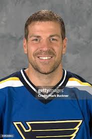 Mike Caruso of the St. Louis Blues poses for a portrait at Savvis... News  Photo