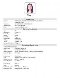 Example of a cv for a student in university pdf. 12 Sample Format For Job Application Job Resume Format Job Resume Examples Resume Format Download
