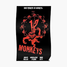 The symbol of the 12 monkeys provides the backdrop for the opening and closing credits. 12 Monkeys Posters Redbubble