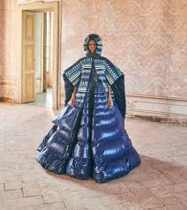Dramatically Sweeping Dresses By Pierpaolo Piccioli Resemble Classic Winter Puffer Coats Moda Looks
