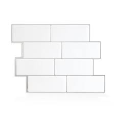 We did not find results for: Smart Tiles Metro Campagnola 11 5 In X 8 38 In White Peel And Stick Decorative Kitchen And Bathroom Wall Tile Backsplash 4 Pack Sm1100g 04 Qg The Home Dep In 2021 Smart Tiles Mosaic Wall
