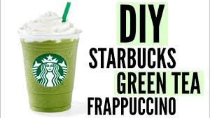 Diy Starbucks Green Tea Frappuccino Best Recipe Youtube