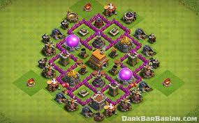 Best Ultimate Town Hall 6 Trophy Hybrid Defense Base Layout 2019 Coc Town Hall 6 Hybrid Base Design Dark Barbarian