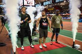 Ryan crouser celebrates after setting a world record during the finals of men's shot put at the u.s. The Glamorous Existence Of The World S Greatest Shot Putters The New York Times