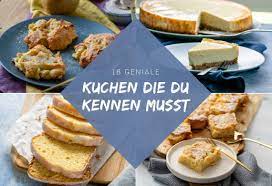 Dieser kuchen sieht nicht nur fantastisch aus, sondern lässt sich auch leicht zubereiten. 18 Leckere Kuchen Die Man Kennen Muss Einfach Malene