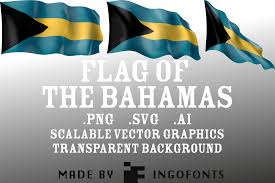 Download Waving Flag Of The Bahamas Graphic By Ingofonts Creative Fabrica PSD Mockup Templates