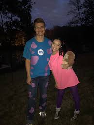 When boo tries to open her closet door after sulley tells her goodbye and closes it, she is now 7% taller since the programmers noticed that she was too. Boo And Sully Halloween Couples Costume Couple Halloween Costumes Sully Costume Couples Costumes