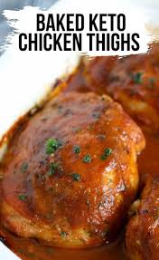 By itself, boneless and skinless chicken breast is often too lean for a ketogenic diet. Keto Baked Chicken Thighs W Bbq Sauce Kasey Trenum