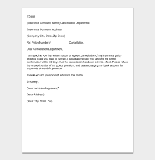 In order to withdraw from the contract you will have to send a letter. 45 Professional Cancellation Letters Insurance Order Contract Event More