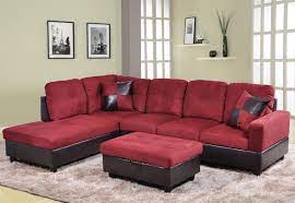 Well, that's a statement you're making there. Sectional Sofa Aycp Furniture 3pcs L Shape Sectional Sofa Set Left Hand Facing Chaise Microfiber Faux Leather Upholstery Material Red Color More Colors Styles Available Walmart Com Walmart Com