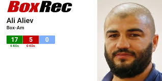 BoxRec: Ali Aliev