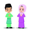 Raya hari aidilfitri vector muslim holiday religious important happy cartoon celebrated illustrations eid ramadan muslims known malaysia. 1