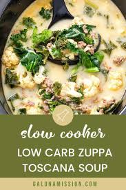 Slow Cooker Low Carb Zuppa Toscana Soup Keto Friendly Gal On A Mission Recipe In 2020 Zuppa Toscana Toscana Soup Zuppa Toscana Soup