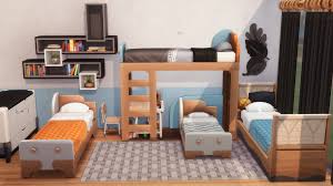 The reason is the ladder is really just the outside slats of the bed. I Made A Bunch Of Eco Lifestyle Beds Including Lofted And Bunk Beds Thesims