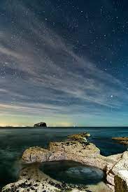 Seacliff Beach Rock Pool Under The Stars Scotland Lighthouse Travel Uk Beaches Camping Photography