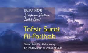 Dalam hadith berikut kita diajarkan oleh rasulullah (s.a.w) kalimat penjaga kesejahteraan dan keselamatan kita setiap hari. Tafsir Surat Al Fatihah Radio Rodja 756 Am